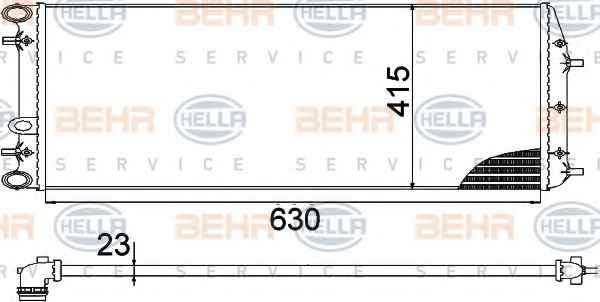 BEHR HELLA SERVICE 8MK 376 717-701