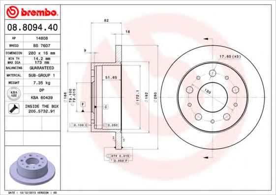 BREMBO 08.8094.40