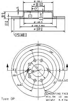 BREMBO 08.9511.11