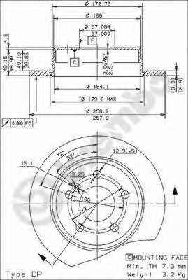 BREMBO 08.4738.21