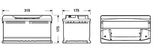 EXIDE EB802