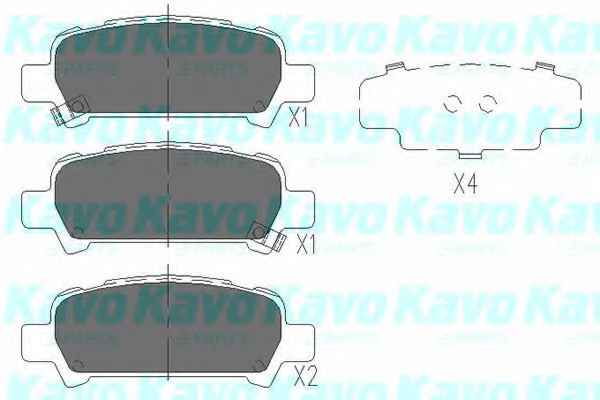 KAVO PARTS KBP-8002