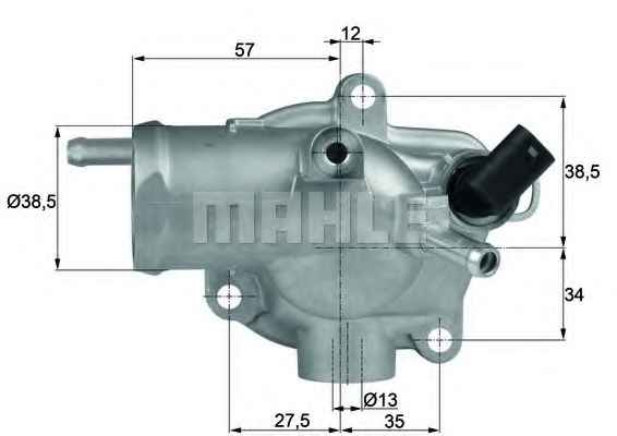 MAHLE ORIGINAL TH 13 92