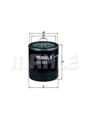 MAHLE ORIGINAL OC 983