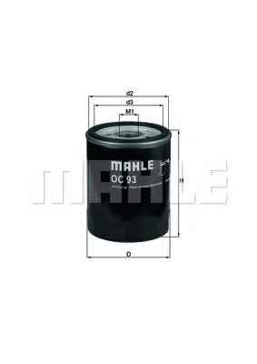 MAHLE ORIGINAL OC 93