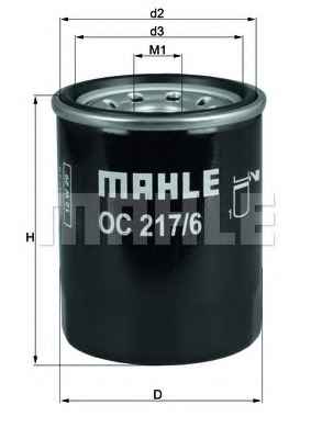 MAHLE ORIGINAL OC 217/6