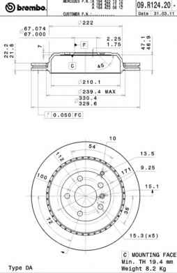 BREMBO 09.R124.21