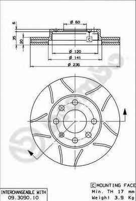 BREMBO 09.3090.75