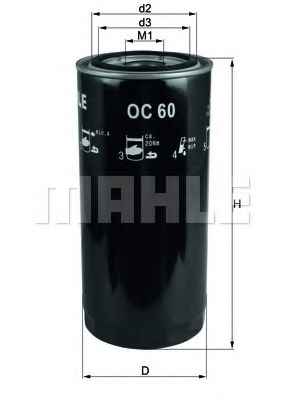 MAHLE ORIGINAL OC 60