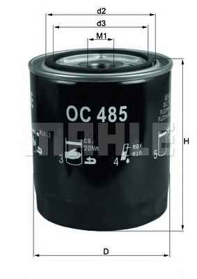 MAHLE ORIGINAL OC 485