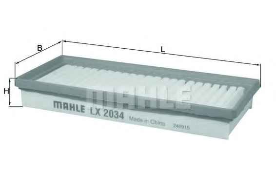 MAHLE ORIGINAL LX 2034