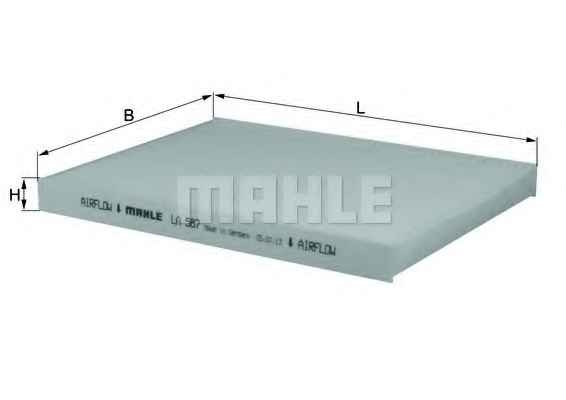 MAHLE ORIGINAL LA 587