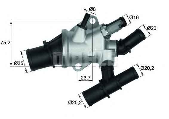 MAHLE ORIGINAL TI 155 88