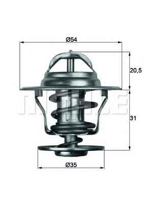 MAHLE ORIGINAL TX 13 87D