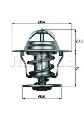 MAHLE ORIGINAL TX 15 87D