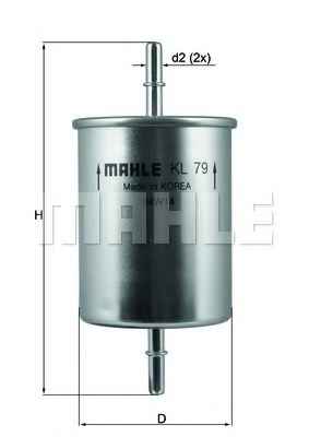 MAHLE ORIGINAL KL 79