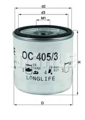 MAHLE ORIGINAL OC 405/3