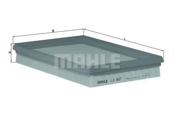 MAHLE ORIGINAL LX 687