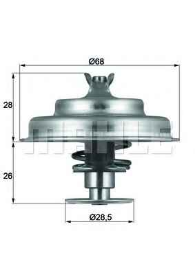 MAHLE ORIGINAL TX 75 80D