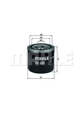 MAHLE ORIGINAL OC 205