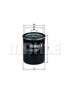 MAHLE ORIGINAL OC 521