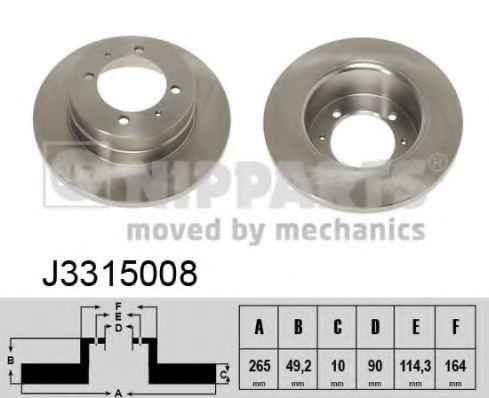 NIPPARTS J3315008