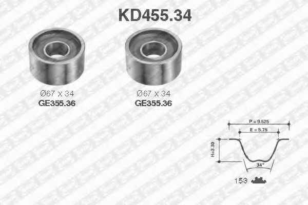 SNR KD455.34